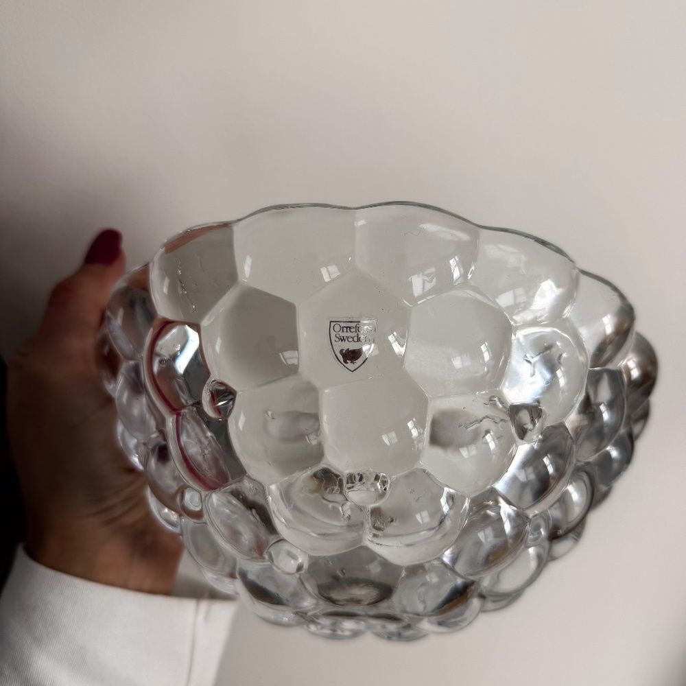 Orrefors Sweden Raspberry Small Bowl - Picture 7 of 9